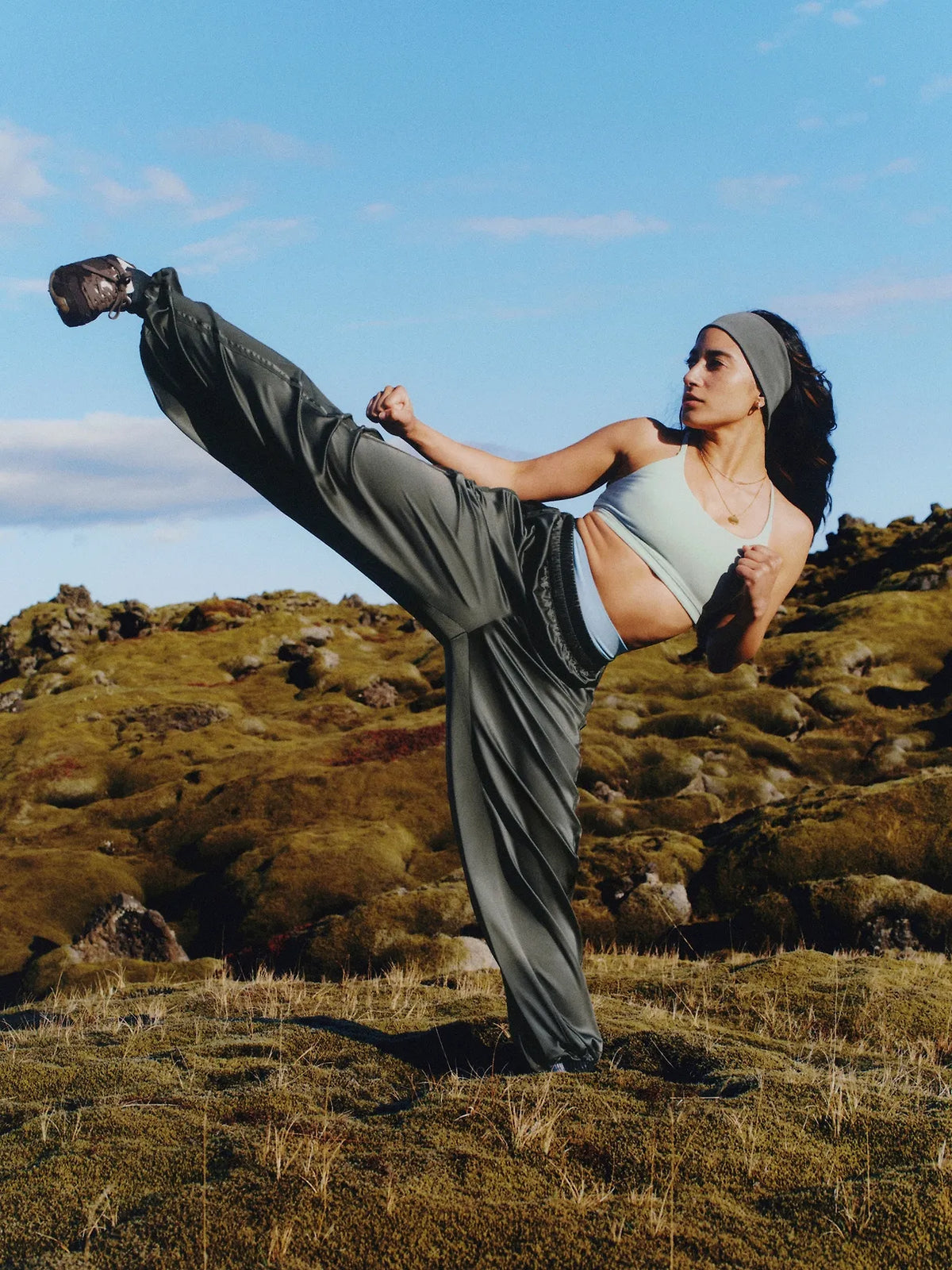 Featherweight Satin Pant