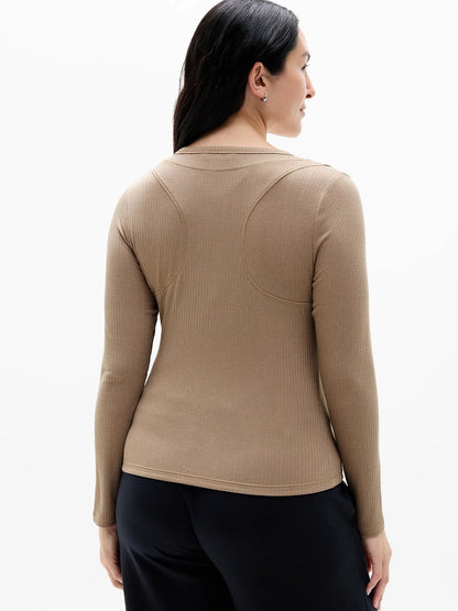 Perfect Rib Layered Top
