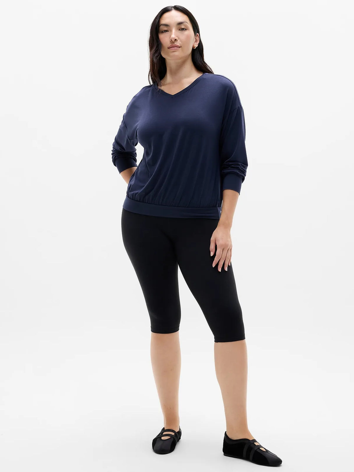 Move With Ease V-Neck Top