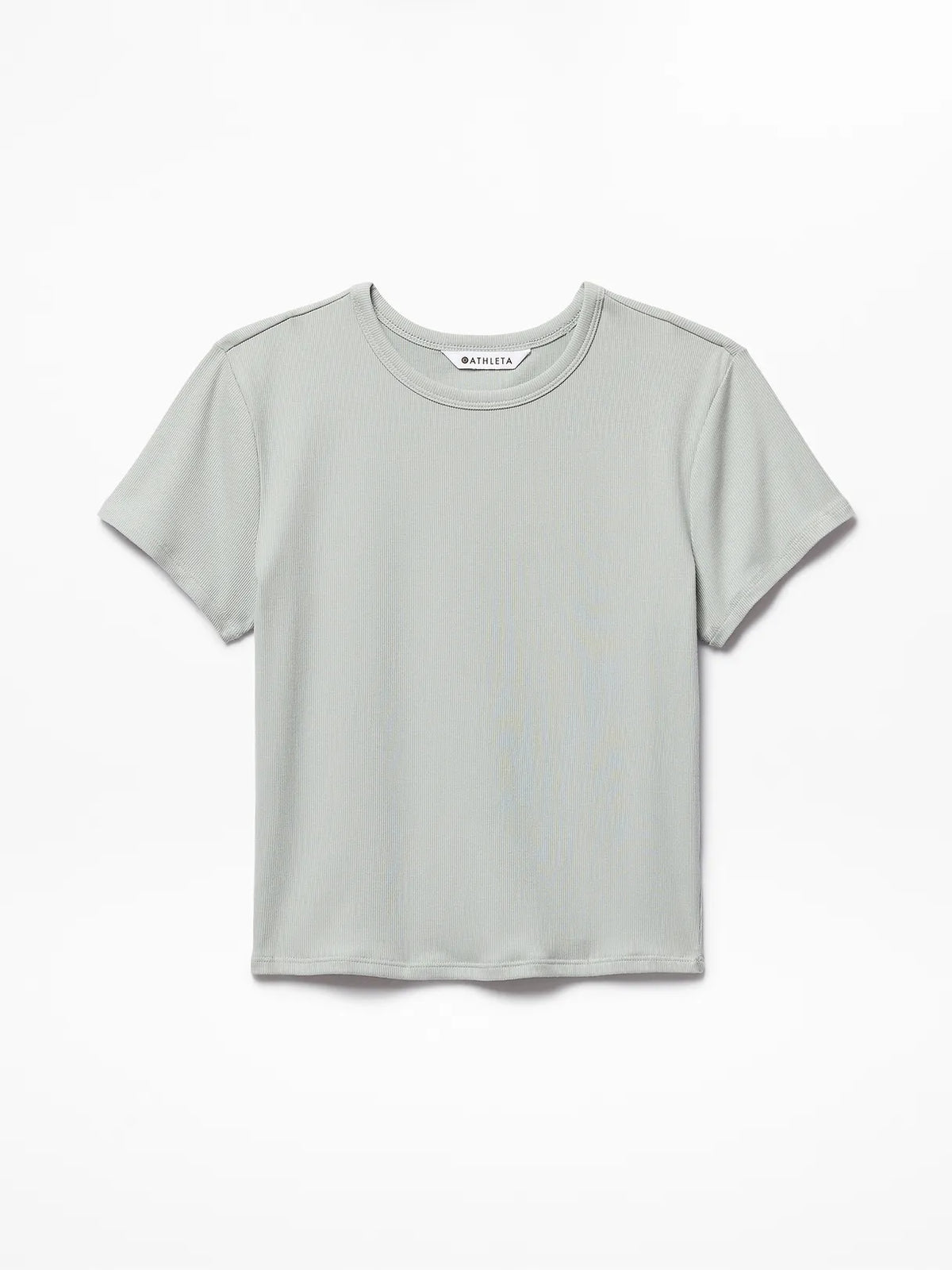 Signature Rib Crop Tee