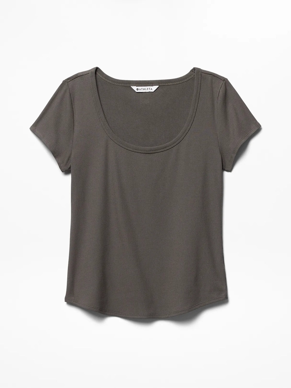 Signature Rib Scoop Tee