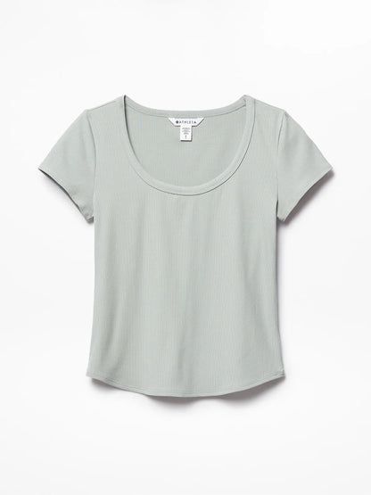 Signature Rib Scoop Tee