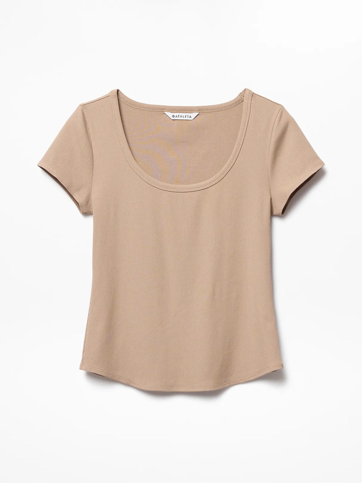 Signature Rib Scoop Tee