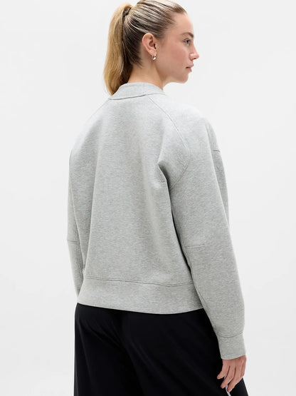 Form Knit Bomber Sweatshirt
