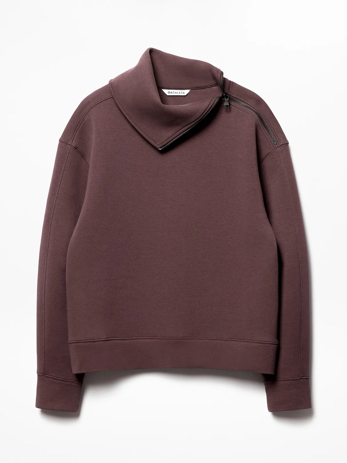 Form Knit Shawl Collar Sweatshirt
