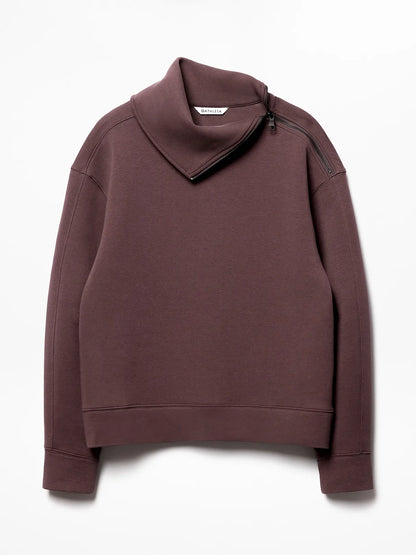Form Knit Shawl Collar Sweatshirt