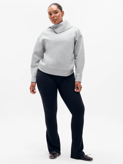 Form Knit Shawl Collar Sweatshirt