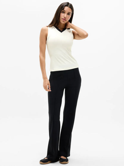 Signature Rib V-Neck Muscle Tank