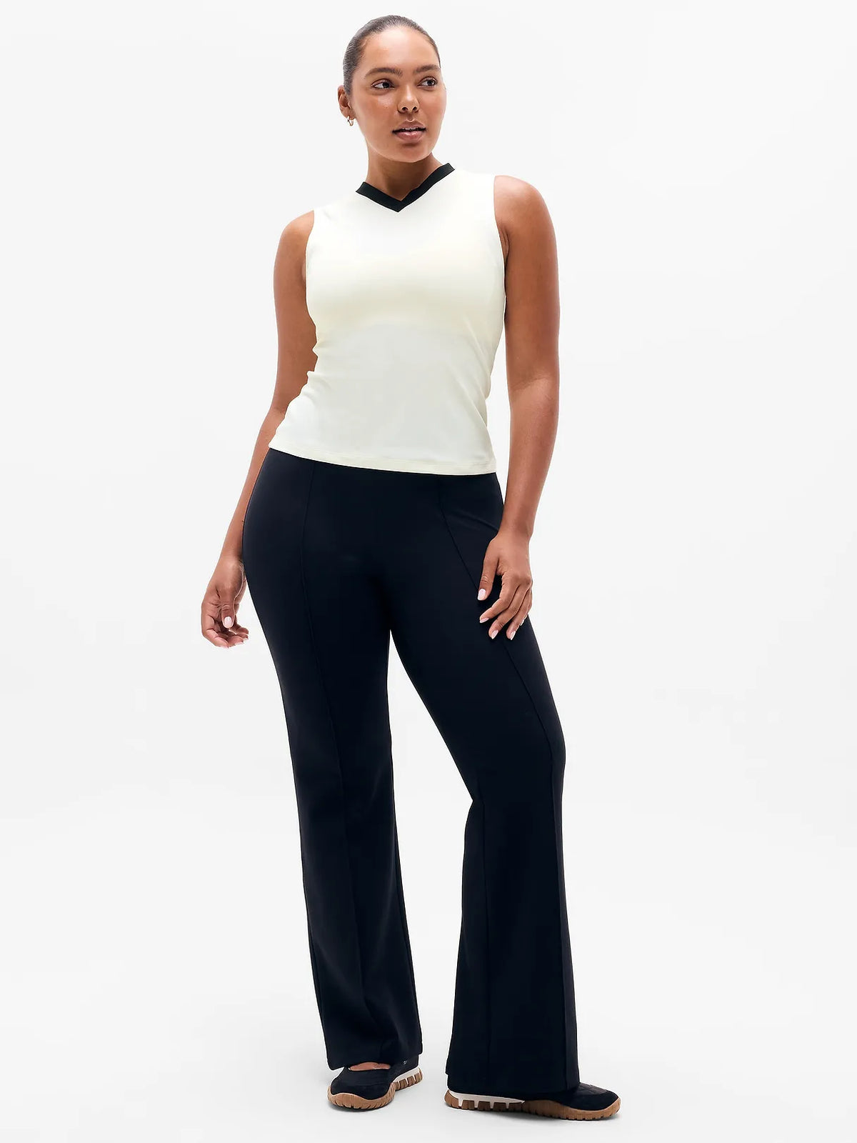 Signature Rib V-Neck Muscle Tank