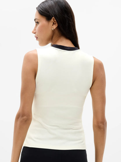 Signature Rib V-Neck Muscle Tank