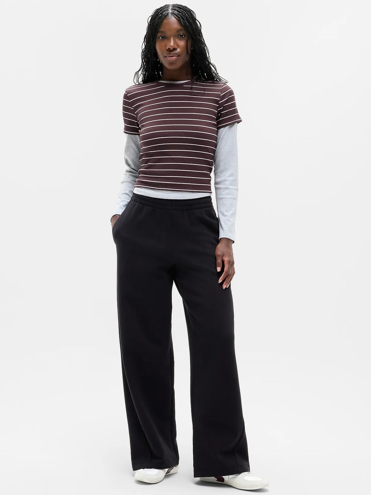 Signature Rib Crop Tee
