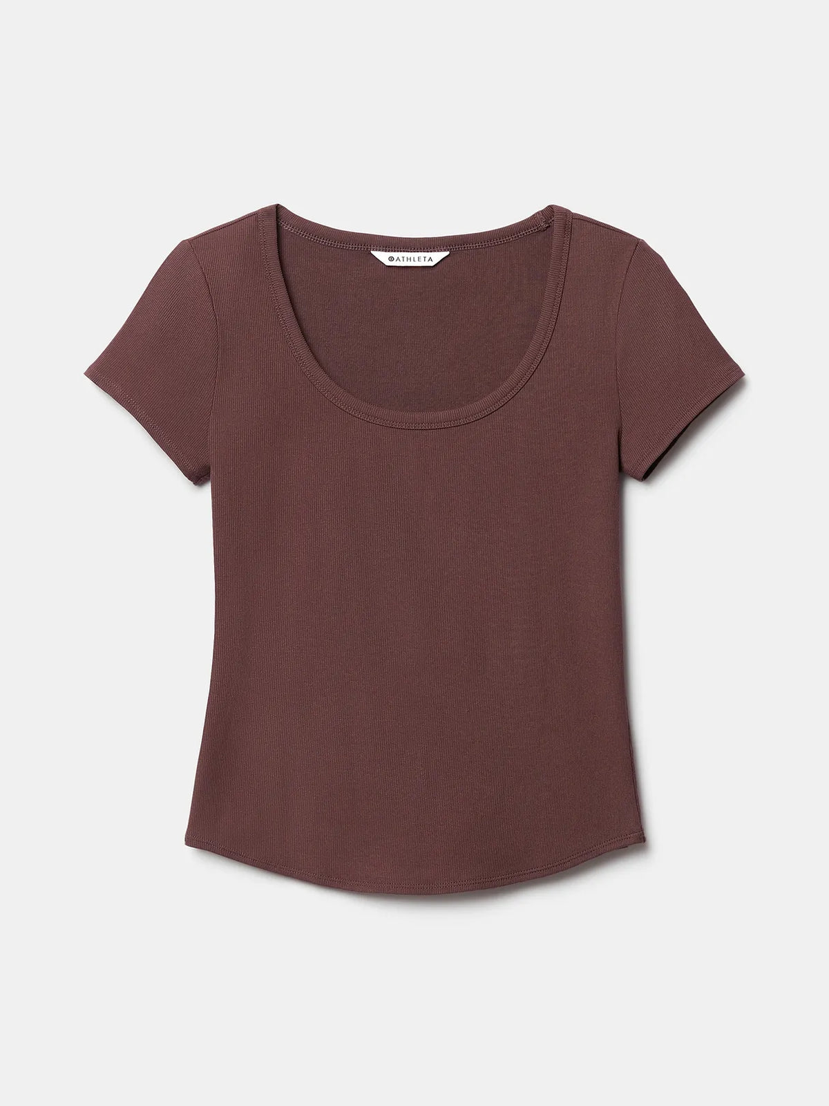 Signature Rib Scoop Tee